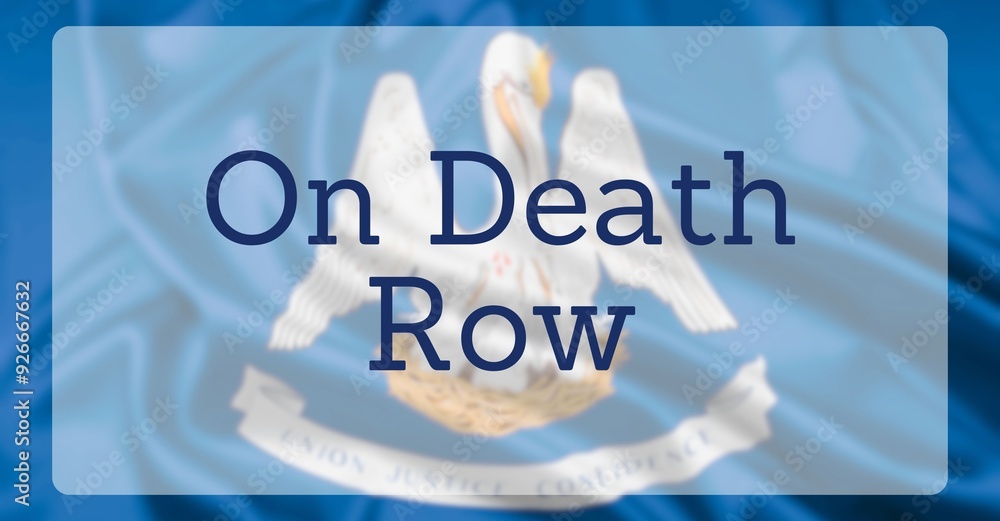 Capital Punishment Over US State Flag Capital Punishment Over US State Flag