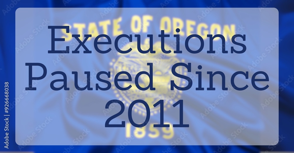 Capital Punishment Over US State Flag Capital Punishment Over US State Flag
