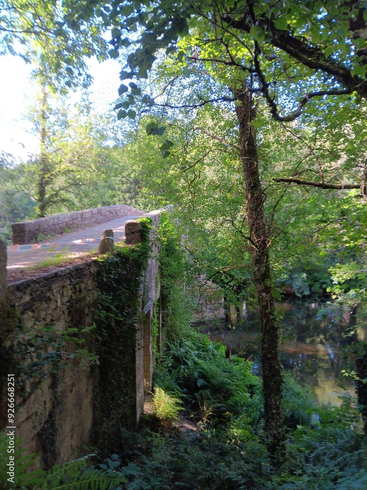 Puente sobre el río Parga en San Alberte, Galicia Puente sobre el río Parga en San Alberte, Galicia