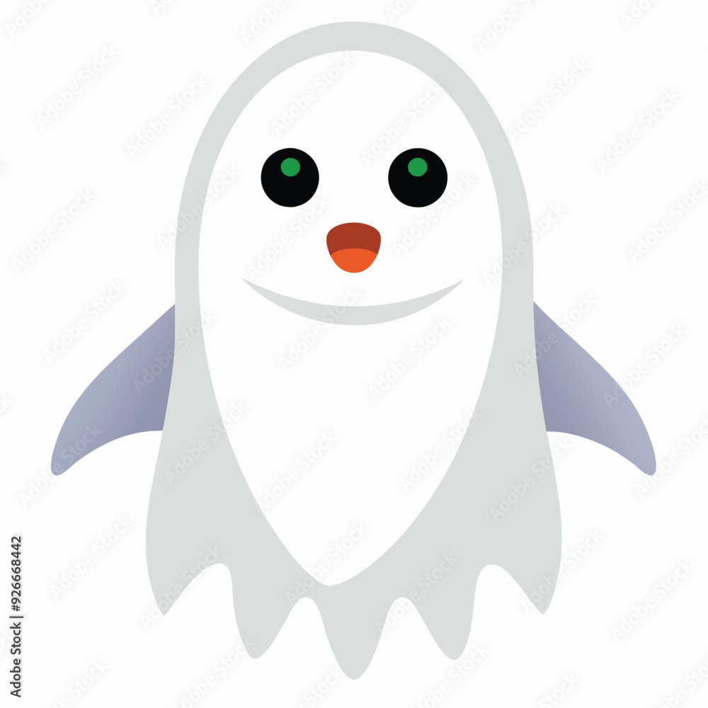 cartoon ghost illustration on a white background cartoon ghost illustration on a white background