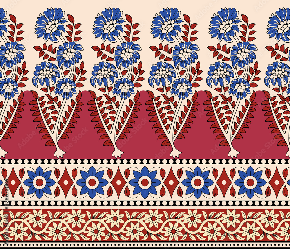seamless knitted pattern