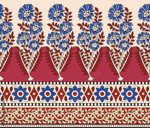 Obraz na płótnie seamless knitted pattern w salonie