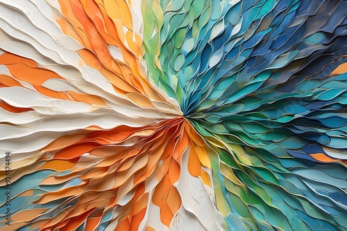 Wallpaper Mural  unique multi-color background Torontodigital.ca