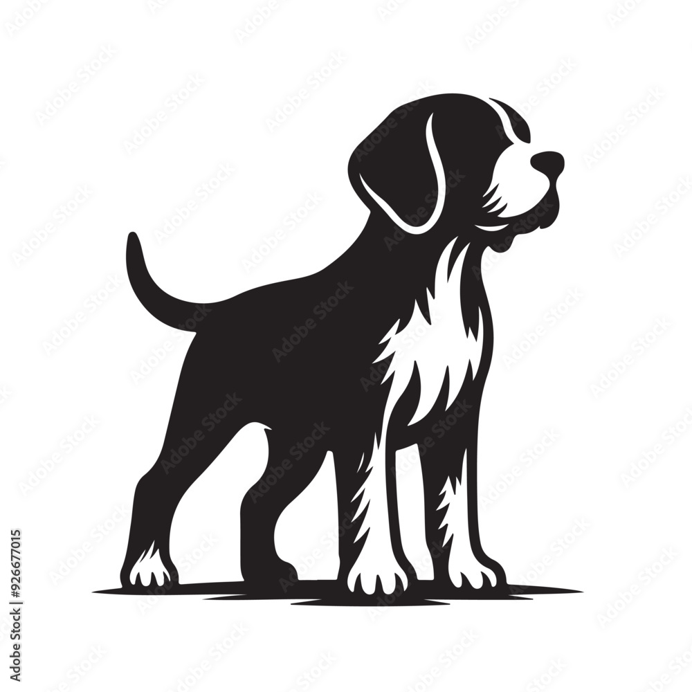 Dog silhouette vector design Dog silhouette vector design