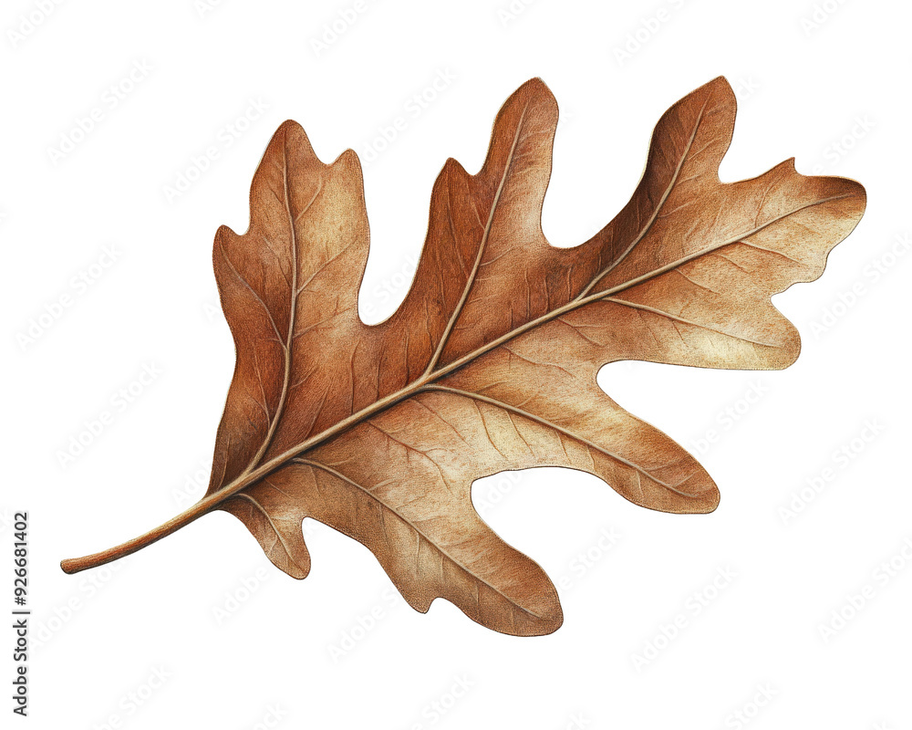 Fototapeta premium Fig leaf isolated on white background.