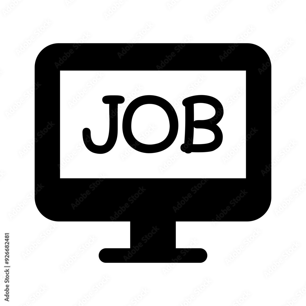 Apply job online icon vector illustration graphic design Apply job online icon vector illustration graphic design