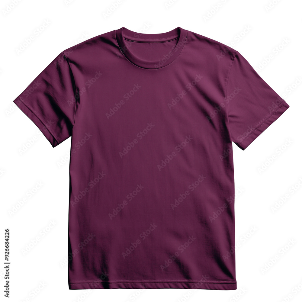 Purple T-shirt on white background png concept Purple T-shirt on white background png concept