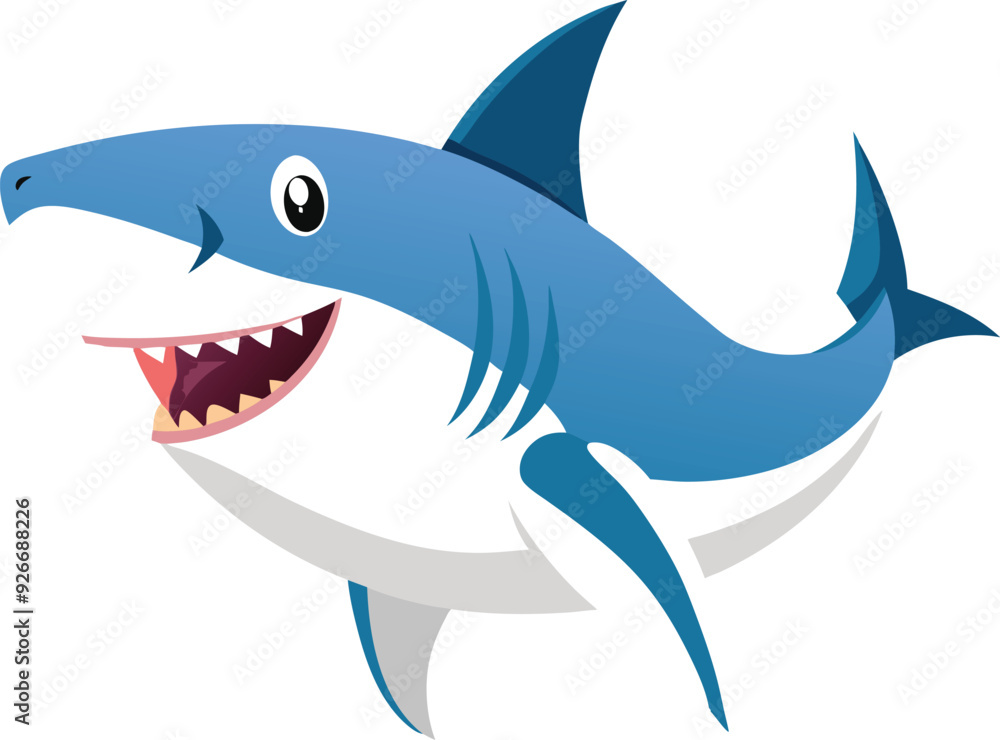 Naklejka premium shark vector