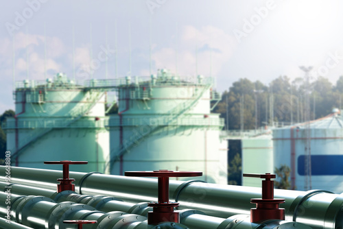 Oil production enterprise. ...