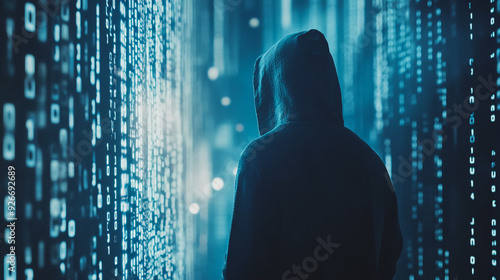 Hackers are planning to hack and attack Zeroday networks and cyber security systems in Smart digital city with connection network  photo