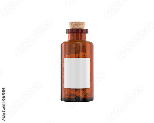 bottle with medicine