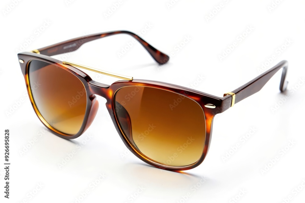 Classic and stylish sunglasses with tortoiseshell frames and brown gradient lenses. Perfect for summer, the beach, and everyday wear. Classic and stylish sunglasses with tortoiseshell frames and brown gradient lenses. Perfect for summer, the beach, and everyday wear.