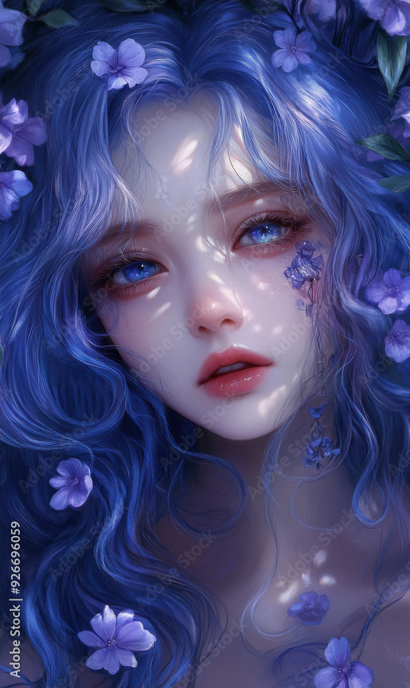 Anime art style cinematic photo of a young woman Anime art style cinematic photo of a young woman