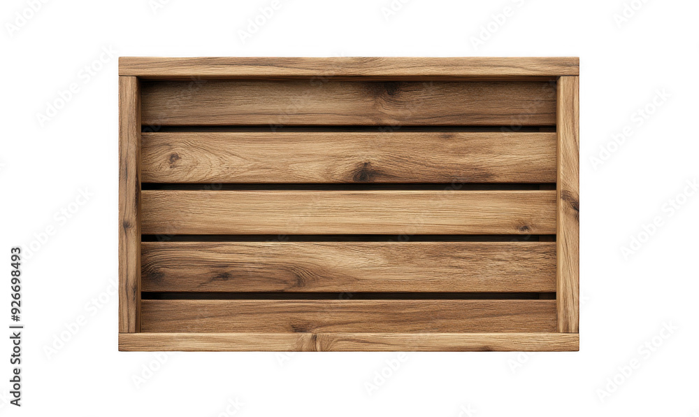 Top View of Wooden Crate Top View of Wooden Crate