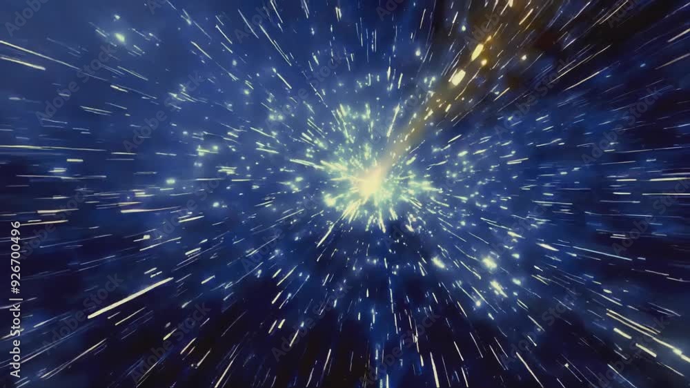 Sci-fi space scene of deep space, a galaxy, black hole or nebula visible through a telescope. Sci-fi space scene of deep space, a galaxy, black hole or nebula visible through a telescope.