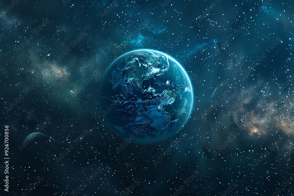 Obraz premium Earth in the Cosmos