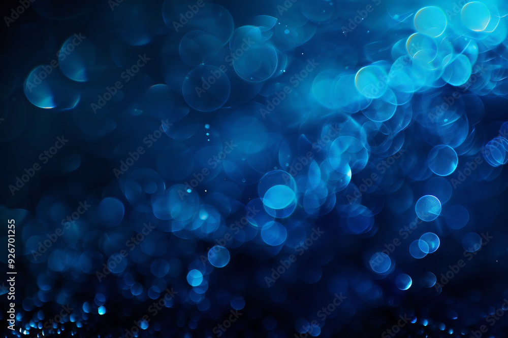 Blue Bokeh Light Background with Dreamy Glow and Abstract Light Effects for a Magical Atmosphere Blue Bokeh Light Background with Dreamy Glow and Abstract Light Effects for a Magical Atmosphere