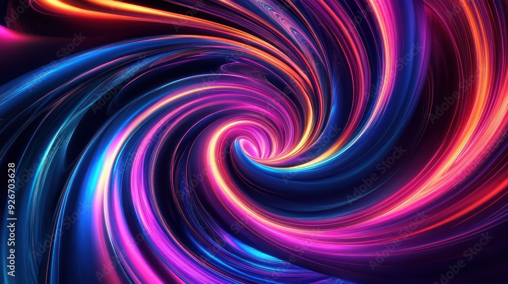 Abstract Swirling Light Design Abstract Swirling Light Design