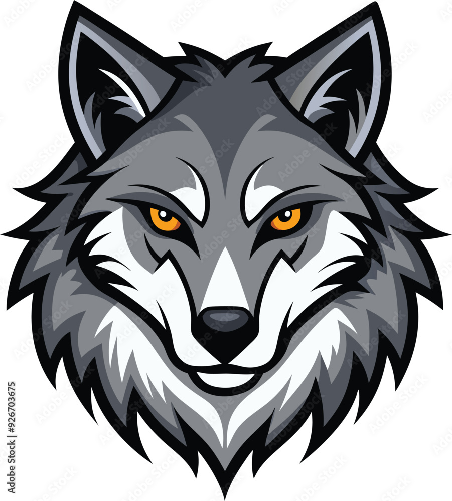 Wolf head vector Wolf head vector