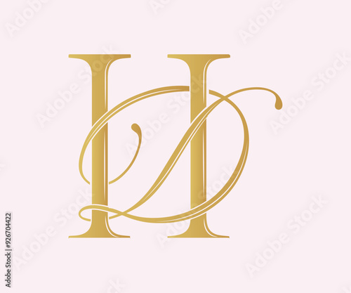 DH,HD,  logo DH, Letter DH,monogram DH, vector, logo, Wedding Monogram Initials, Wedding Logo, Wedding Monogram,Logo Design