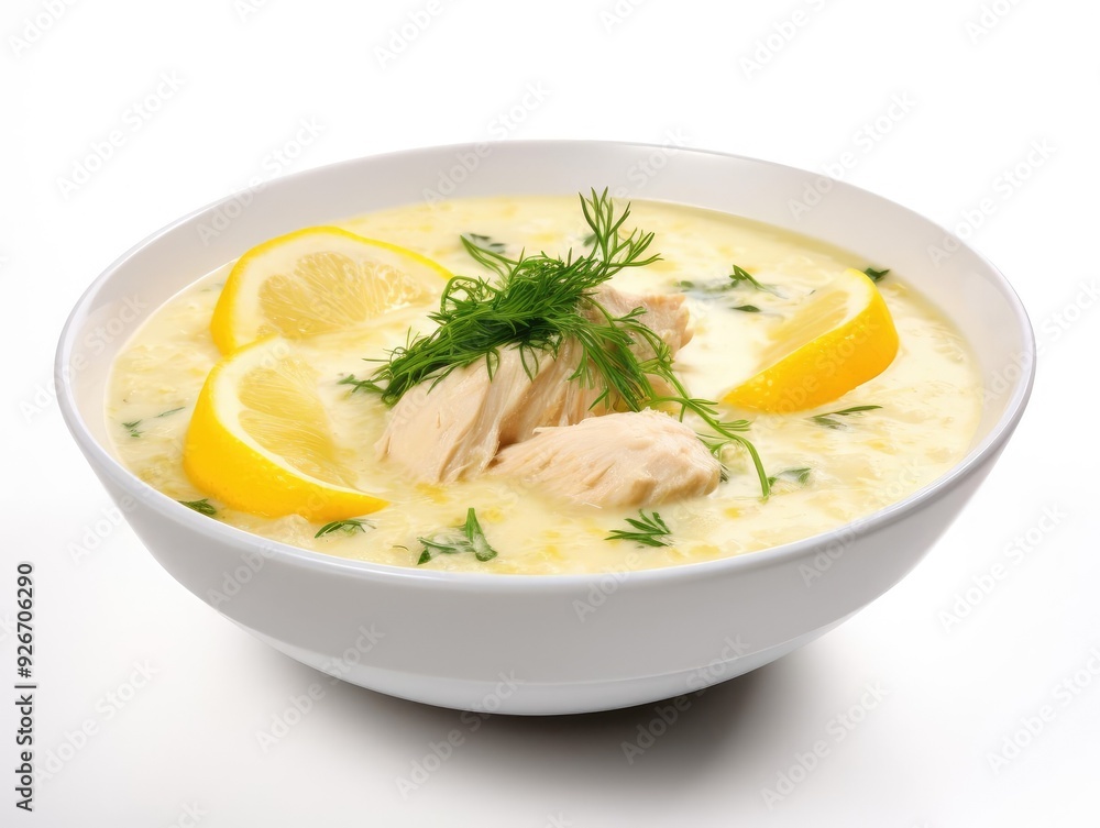 Delicious lemon chicken soup garnished with fresh herbs and lemon slices, perfect for warm meals and comfort food. Delicious lemon chicken soup garnished with fresh herbs and lemon slices, perfect for warm meals and comfort food.