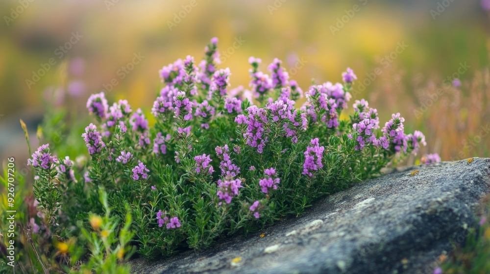Obraz premium Thyme flora in Armenian habitat