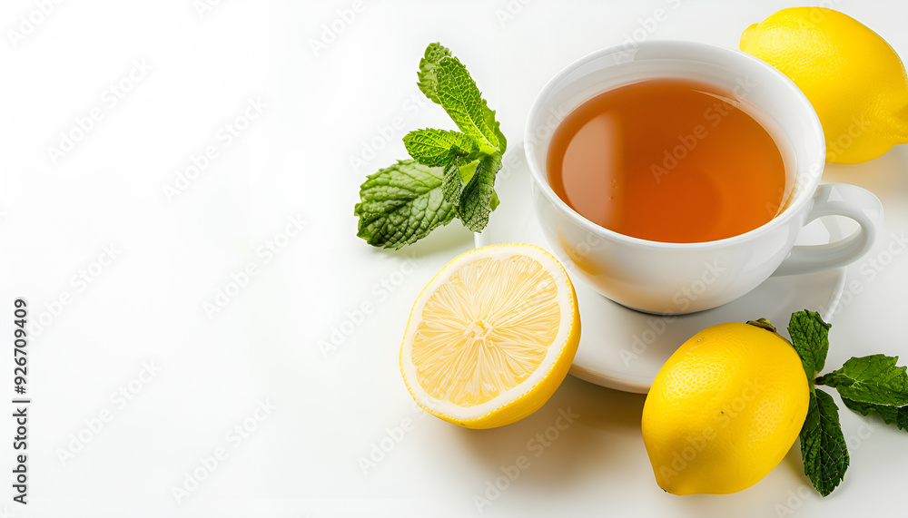 Cup of tea isolated on white background Cup of tea isolated on white background