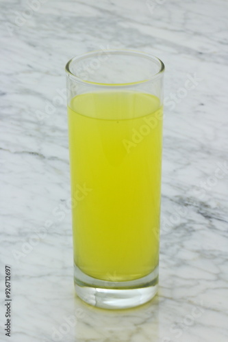 Refreshing pineapple juice