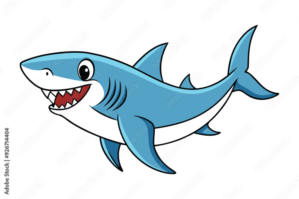 shark vector cartoon icon. Vector illustration fish of shark shark vector cartoon icon. Vector illustration fish of shark