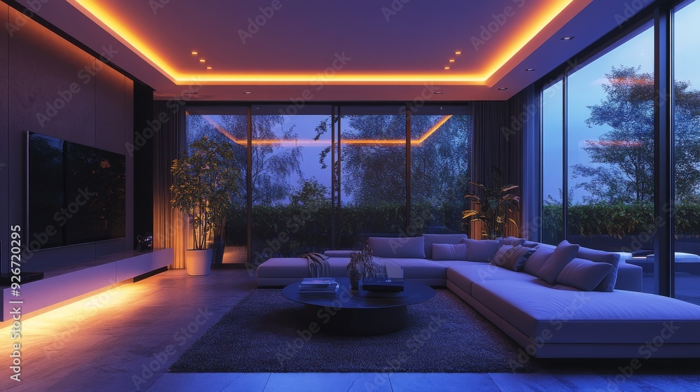 Smart Home with AI-Driven Personalized Lighting Solutions: Homes where lighting is customized and controlled by AI for comfort. Smart Home with AI-Driven Personalized Lighting Solutions: Homes where lighting is customized and controlled by AI for comfort.