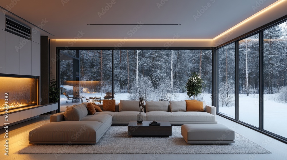 Smart Home with AI-Enhanced Climate Control Systems: Homes featuring climate control systems managed by AI. Smart Home with AI-Enhanced Climate Control Systems: Homes featuring climate control systems managed by AI.