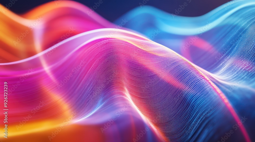 Obraz premium Abstract Colorful Waves