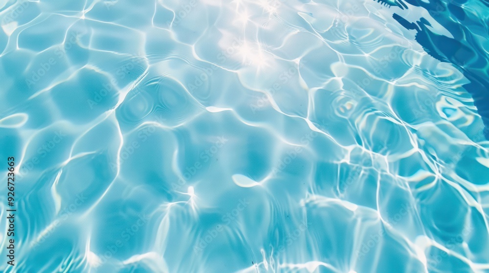 Obraz premium Shimmering Blue Water Surface