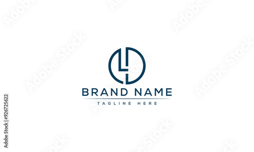 Logo design letter LC. Elegant modern. Vector template.