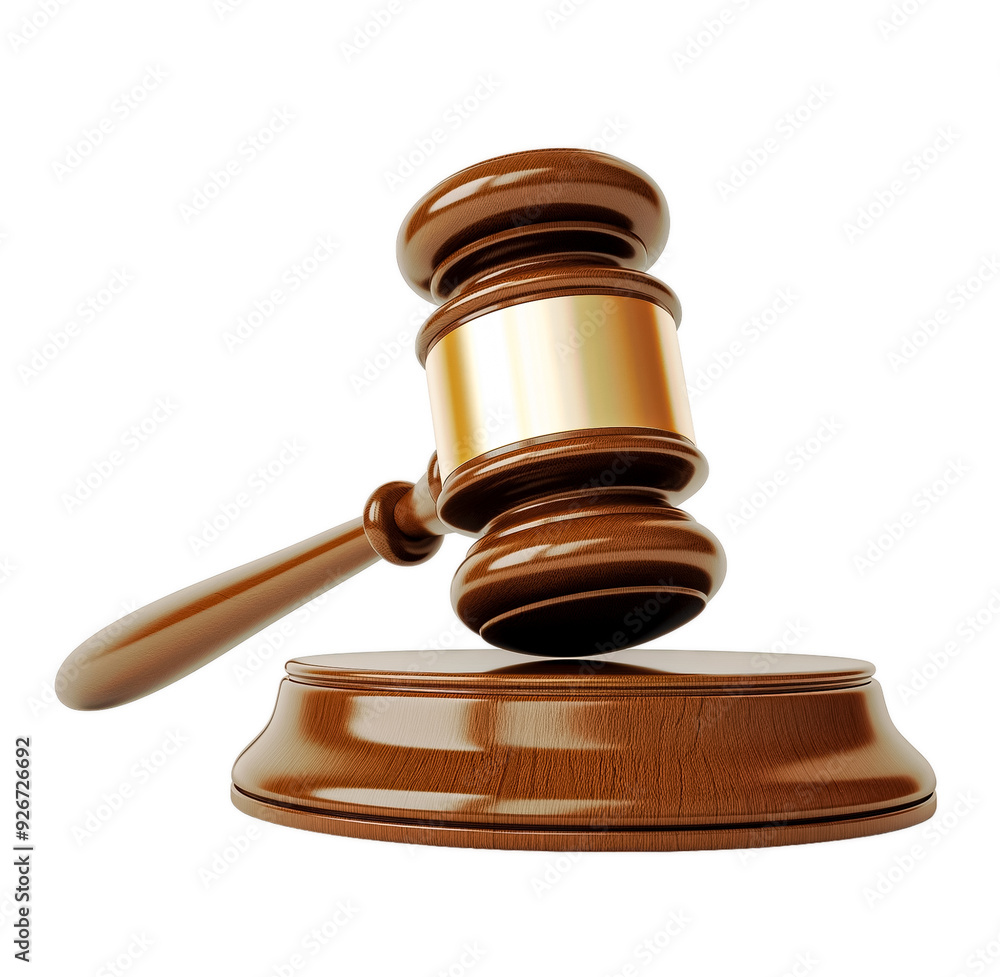 Judge gavel high quality law asset