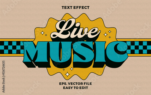 Old vintage editable text effect, grunge style effect