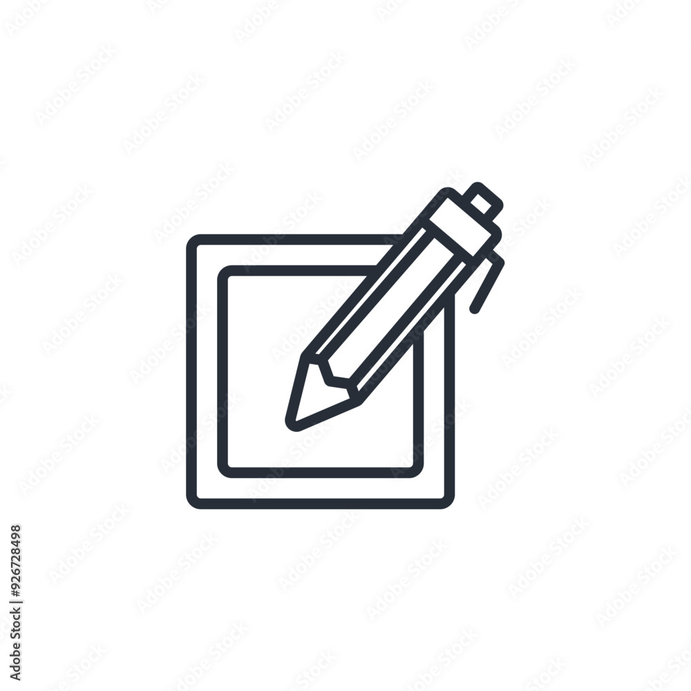 Edit icon. vector.Editable stroke.linear style sign for use web design,logo.Symbol illustration. Edit icon. vector.Editable stroke.linear style sign for use web design,logo.Symbol illustration.