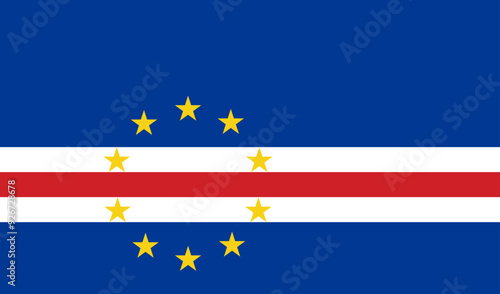 Flag of Cape Verde photo