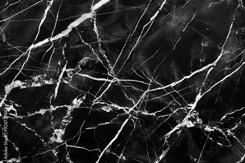 Black and White Marble Texture