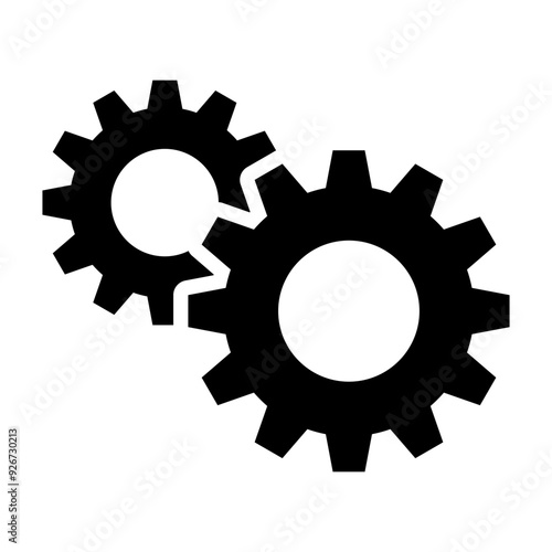 Gear icon vector illustration graphic design