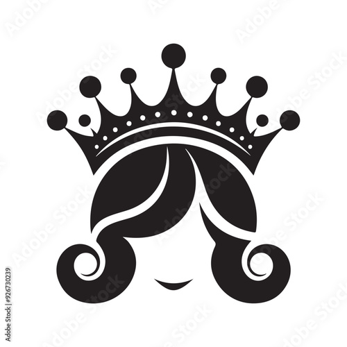 King Quine Crown Silhouette Vectors | Perfect for Luxury and Royalty Designs