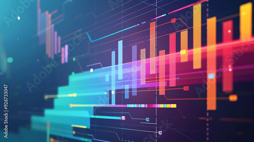 Wallpaper Mural Project management tools concept, a colorful Gantt chart with various bars representing different tasks and timelines, symbolizing organization, planning, and scheduling in project management
 Torontodigital.ca