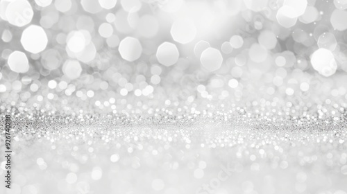 Abstract Silver Glitter Background