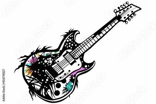  guitar, art