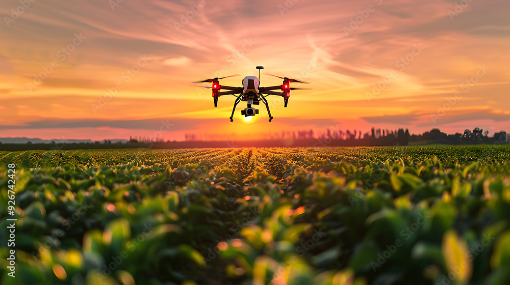 Drone monitoring crops and smart agriculture in a digital farming
Drone monitoring crops and smart agriculture in a digital farming
