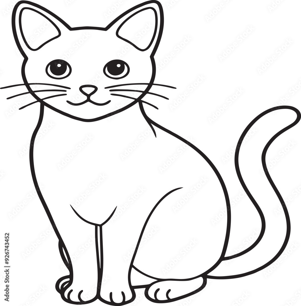 Cute Cat Vector illustration Cute Cat Vector illustration