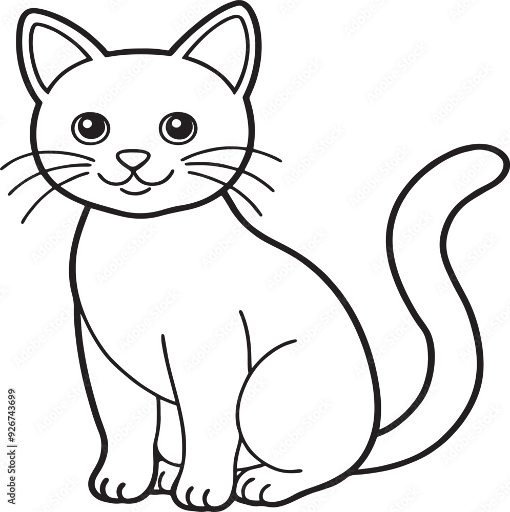 Cute Cat Vector illustration Cute Cat Vector illustration