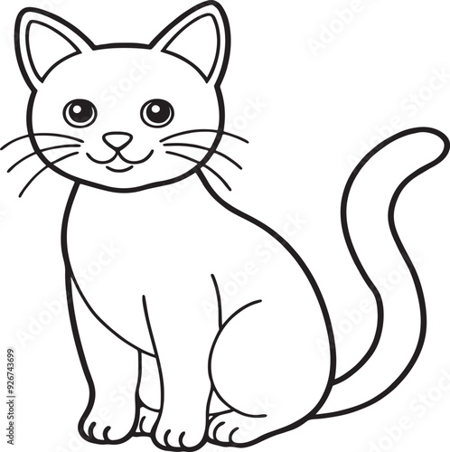 Cute Cat Vector illustration 