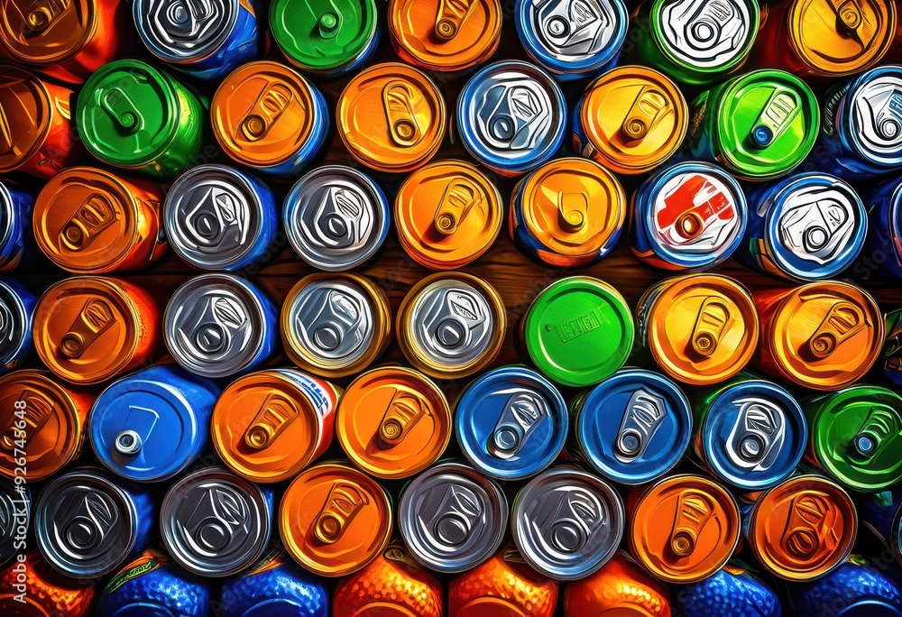 vibrant beer cans displayed textured surface bold colors unique designs eye catching visual appeal, colorful, packaging, modern, art, aesthetic, composition vibrant beer cans displayed textured surface bold colors unique designs eye catching visual appeal, colorful, packaging, modern, art, aesthetic, composition