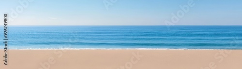 Labor Day outdoor nap on a beach, with a person resting on a towel under an umbrella, enjoying the sound of the waves